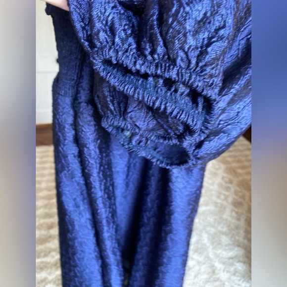 NWT Anthropologie Romantic Dress Puff Sleeve Cottagecore Wedding Date Spring - Picture 6 of 9